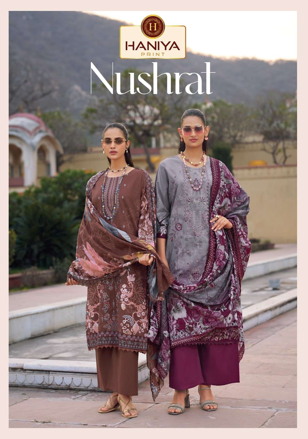 NUSHRAT LUXURY COLLECTION BY HANIYA PRINT